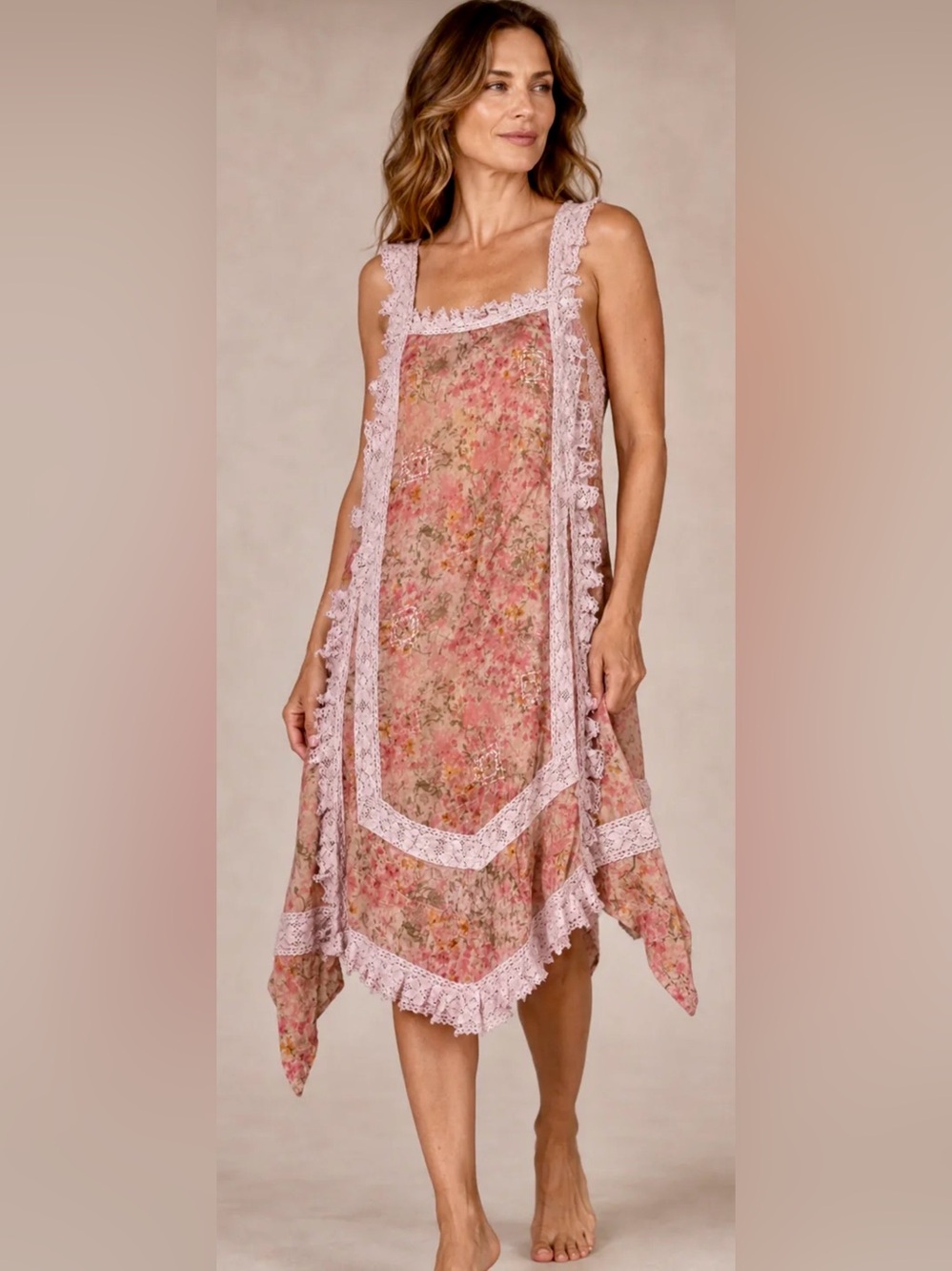 NWT Jaded Gypsy Always in My Dreams Dress Rose